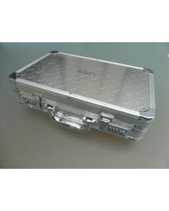 Vaultz Case Portable Radio or Handgun case Silver