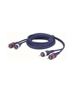 Dap-Audio FL2475 2 RCA male L/R to 2 RCA male L/R