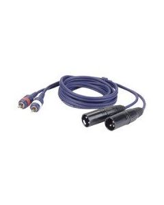Dap-Audio FL263 2 RCA male L/R to 2 XLR/F 3P