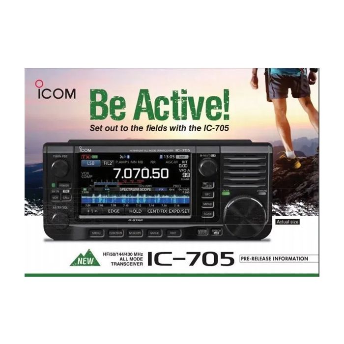 Icom IC-705 Incl. BP-307 Accu