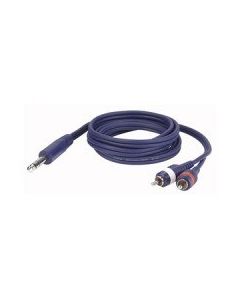 Dap-Audio FL353 Stereo Jack to 2 RCA male L/R