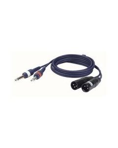 Dap-Audio FL44150 2 unbal. Jack Mono L/R to 2 XLR/M 3P