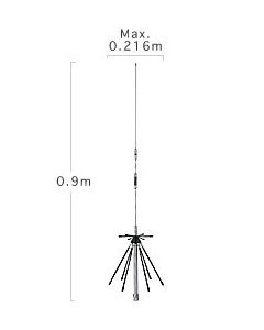 Diamond D-220R Discone antenne