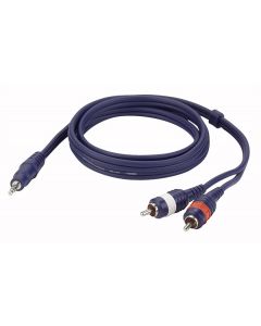 Dap-Audio FL306 Stereo mini-jack to 2 RCA male L/R