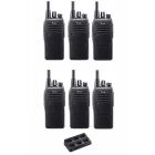 Icom IC-F29SR2 Set van 6 stuks incl.Multilader PAKKET