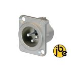 Neutrik NC3MD-LX Male XLR chassisdeel 3P