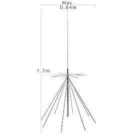 Swl Discone Diamond D-130NJ No Cable Discone Antenne