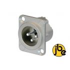 Neutrik NC3MD-LX Male XLR chassisdeel 3P