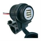 Albrecht Dual USB Power Supply for Motorbikes 73700
